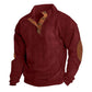 🏆Limited Time 50% OFF!🩶Men's Corduroy Stand Collar Sweatshirt