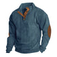 🏆Limited Time 50% OFF!🩶Men's Corduroy Stand Collar Sweatshirt