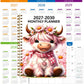 ⏰📅 LAST DAY SALE ONLY￡6.99!! 🐮 2026–2030 Monthly Planner ✨ Cute Highland Cow 5-Year Calendar | Large Monthly Blocks for Long-Term Planning