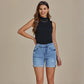 💖LAST DAY SALE 50% OFF🩳Women's Casual Ripped Denim Shorts High Rise Distressed Rolled Hem Jeans Shorts