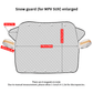 ❄️Winter Sales- 49% OFF🚗❄️4-Layer Magnetic Windshield Car Snow Cover