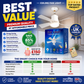 🏆LAST DAY SALE 49% OFF🔥SmartBreez™ 40W LED Ceiling Fan Light – 20.5" Ultra-Quiet with Remote 🎯 | E27 + FREE B22 Adapter 🔌 | For Bedroom 😴, Kitchen 👩‍🍳 & Garage 🛠️ – UK Ready! 🇬🇧