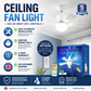 🏆LAST DAY SALE 49% OFF🔥SmartBreez™ 40W LED Ceiling Fan Light – 20.5" Ultra-Quiet with Remote 🎯 | E27 + FREE B22 Adapter 🔌 | For Bedroom 😴, Kitchen 👩‍🍳 & Garage 🛠️ – UK Ready! 🇬🇧