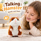 🐹Last Day Special Price £12.99!✨✨Talking Hamster Plush – repeats whatever you say, auto head-shaking, hilarious fun for kids & adults