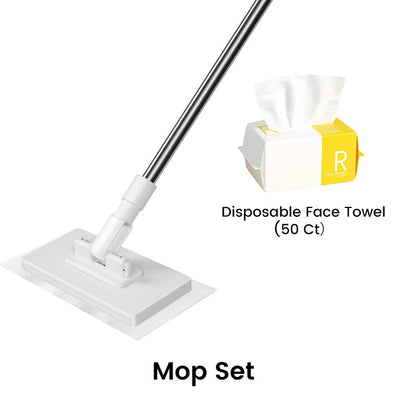 🎅Christmas Sale-Up to 70% OFF!!🏠Disposable Dust Mop with 4 Reusable Cloths