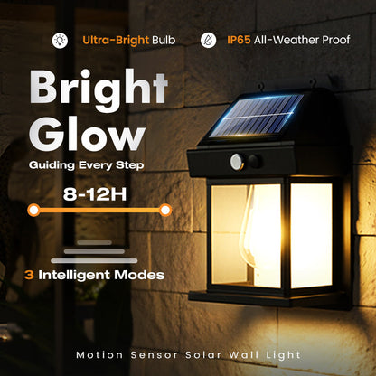 🎁Hot Sale 50% OFF⏳💡Solar Wall Lights Outdoor- Motion Sensor & Weatherproof