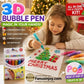 💥LAST DAY BUY 1 GET 1 FREE!!🎁🔮Magic Pen – Draw 3D with one stroke!🎄DIY Bubble Popcorn Drawing Pens