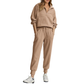 🔥Hot Sale-50% OFF💕Womens 2 Piece Long Sleeve Half Zip Pullover Fall Tracksuit Sweatsuits Set