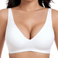 🎉Final 12 Hours- Only ￡9.99!!🌸💕Jelly Wireless Womens Comfortable Wireless Bras Push Up Bralettes Seamless Tshirts Bras Deep V Everyday Bras