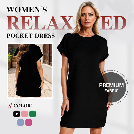 🔥2026 NEW ARRIVAL 50% OFF💞Women's Relaxed Pocket Dress-Soft Fabric, Loose Fit & Functional Pockets