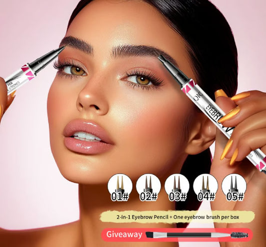 🔥PAY 1 GET 1 FREE(2PCS)🎉✨2025 NEW Microblading 4D Curved Eyebrow Pencil