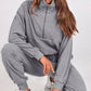 🔥Hot Sale-50% OFF💕Womens 2 Piece Long Sleeve Half Zip Pullover Fall Tracksuit Sweatsuits Set