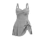 💥Last Day Special Sale 70% OFF🩱Womens One Piece Swim Dress Tummy Control Swimsuits Modest Bathing Suit Full Coverage Swim Skirt