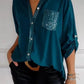 🔥Last Day 49% OFF🌷Cotton V-neck Sequin Mid-sleeve Casual Top