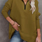 🎉2026 Hot Sale 50% OFF💞🔥Women's Half Zip Sweatshirt Hoodless Hoodie Stand Collar Top