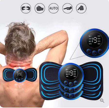 🔥BLACK FRIDAY SALE - BUY 1 GET 1 FREE!🔥Portable Massager with 8 Modes and LCD Screen - Mini Muscle Stimulator for Pain Relief