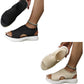 ⏳2026 Summer Hot Sale 70% OFF🎁Women’s Knit Platform Sandals – Lightweight, Breathable & Arch-Supported 🏝️☁️  Cushioned Memory Foam Footbed • Non-Slip Sole • All-Day Comfort for Summer Walks, Holidays & City Days 🎁🇬🇧