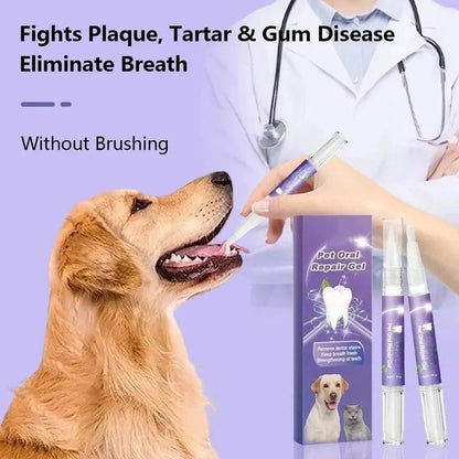 🔥🌿LAST DAY -BUY 1 GET 1 FREE🐶🦷Pet Oral Repair Gel Toothbrush