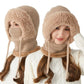 Women's Winter Balaclava – 4-in-1 Knit Hat, Scarf, Face Cover & Ear Warmer