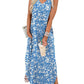 🎉Last Day Promotion 50% OFF💃2025 Summer Boho Print V Neck Maxi Dress with Pockets