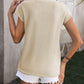 💥Last Day Special Sale 49% OFF👚Women's Cap Sleeve Vest Crew Neck Sleeveless Casual Knit Top
