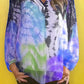 💗Hot Sale-49% OFF🔥Women's Round Neck Tie-dye Loose Top