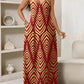 👗2026 Hot Sale 50% OFF💃✨Women's V-Neck Leopard Print Maxi Dress with Pockets