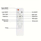 ⏳LAST DAY SALE ONLY £15.99!!❄️❄️40W LED Ceiling Fan Light 20.5in with Remote Control - E27 & B22 Adapter | Quiet Fan Light for Bedroom, Kitchen, Garage😴