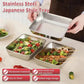 📢Buy 2 Get 1 Free-📢Stainless Steel Square Plate（with lid）