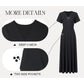 👗2026 Summer Hot Sale 49% OFF🌈 Women's V neck Ankle Length Floral Print Beach Long Flowy  Maxi Dress with Pockets🎀