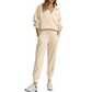 🔥Hot Sale-50% OFF💕Womens 2 Piece Long Sleeve Half Zip Pullover Fall Tracksuit Sweatsuits Set