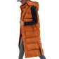 ❄️HOT SALE 50% OFF🔥🍂Women's Long Puffer Vest with Quilted Hood & Button Down Closure