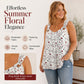 🏖️Summer Hot Sale 60% OFF🏝️🌸Women's Floral Print Tank Top – Chic V-Neck & Flowy Fit – Summer Wardrobe Essential🌞
