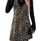 Women 2‑Piece Set Long‑Sleeve Top & Pinafore Dress With Pockets