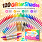 ⌛LAST DAY - ONLY ￡8.99!!✨50K+ SOLD!🎁Magic Glitter Outline Markers🎨Double-Ended Dual-Color Art Pens