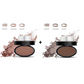 ✨Buy 1 Get 1 Free -ONLY ￡7.99!!🖌️50K+ Sold!!!🖤Eyebrow Stamp Powder Kit with Applicator Brush, One Press Perfect Brow Stamp, Waterproof Long Lasting 24H Wear Eyebrow Makeup for Lazy Daily Salon-Like Brows