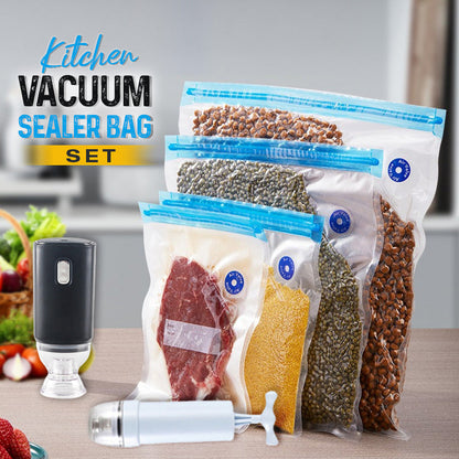 🔥2024 Kitchen Hot Sale 49% OFF🔥Kitchen Vacuum Sealer Bag Set