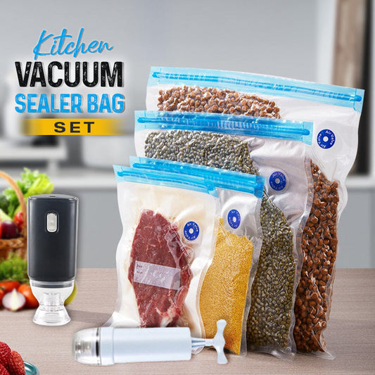 🔥2024 Kitchen Hot Sale 49% OFF🔥Kitchen Vacuum Sealer Bag Set