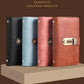 🎁🎅70% OFF!!!-Ready for Christmas!🎄PU Leather Binder Savings Notebook with 3-Digit Resettable Password Lock✉️💸Large Capacity Storage for Money & Important Items