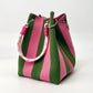 🏆👜 Limited-Time Sale: 50% OFF🌴Boho Striped Knit Bucket Handbag for Women – Handmade Summer Beach Shoulder Bag