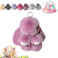 🎁Easter Best Gift  70% Off💥🐰Easter Cute Bunny Plush Keychain - Iron Box Gift Option, 🎁Easter Sweet Surprise
