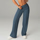 💗LAST DAY SPECIAL SALE 50% OFF👖Women's Plain Loose Wide Leg High Waist Sporty Straight Leg Pants with Pockets✨-Comfortable Daily Wear