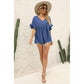 💖LAST DAY SALE 50% OFF💷👕Women's Tops Casual V Neck Ruffle Sleeve T Shirts Babydoll Loose Fit Peplum Top🌿