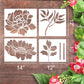 🔥Summer Hot Sale Promotion-49% OFF🌻Garden Fence Large Flower Stencils🖌️DIY decoration