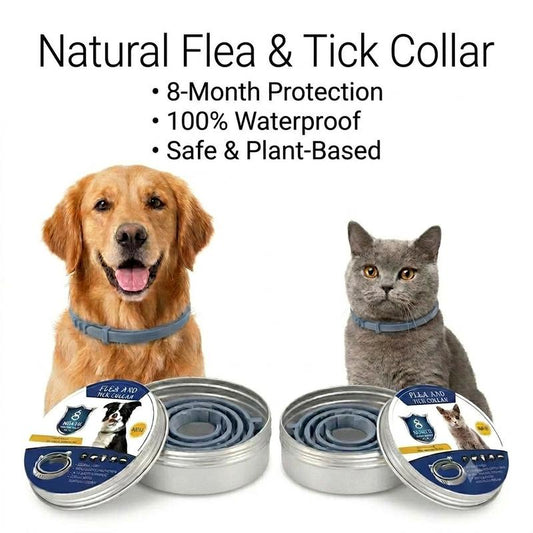⏰LIMITED TIME PRICE: ONLY ￡6.99!!!🔥Natural Flea and Tick Collar for Dogs and Cats🌟 –The UK’s #1 Vet-Approved, Chemical-Free Shield for Dogs & Cats!🐾 Finally—Safe & Strong Protection! 🌿🇬🇧
