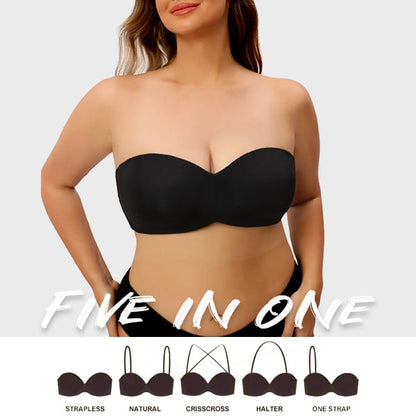 🔥HOT SALE 49% OFF🔥Full Support Non-Slip Convertible Bandeau Bra