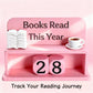 💥New Year Hot Sale 49% OFF✨📖 -Modern Classics Wooden Books Read Counter