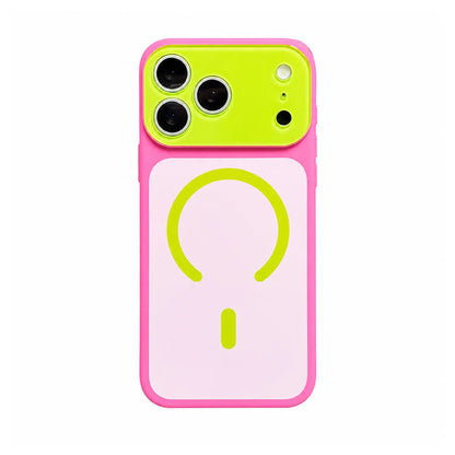 🔥Summer Hot Sale - ONLY ￡8.99!!⚡50K+ SOLD!🌈Dopamine Color Block Case – Ultra-Slim Matte Hard PC Cover for iPhone 17 Pro Max