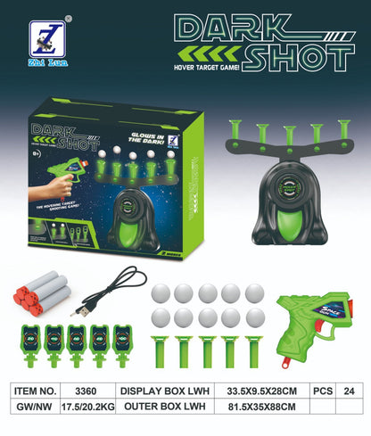 🎅Christmas Big Sale 50% OFF-🎁Glow-in-the-Dark Shooting Target Practice Kids Shooting Toy Gun Set