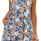 🔥Hot Sale 50% OFF💝✨Summer Casual Floral Sundress Boho Tank Dress With Pockets